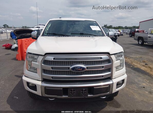 1FTEW1EG7GFB43907 2016 FORD F150 White Widok wnętrza z tyłu