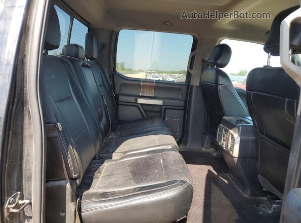 1FTEW1EG7GFB53661 2016 FORD F150 Черный Вид задних сидений