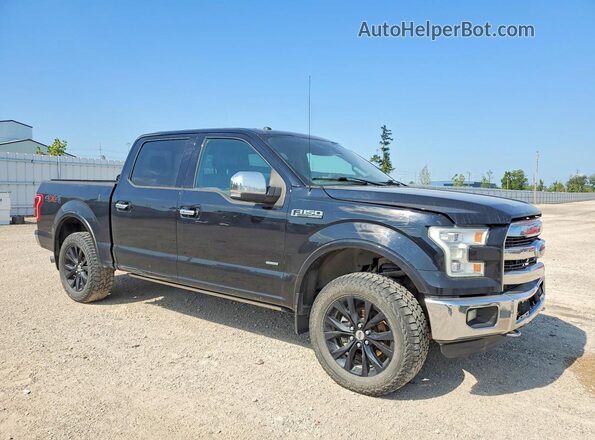 1FTEW1EG7GFB53661 2016 FORD F150 Черный Передняя правая четверть