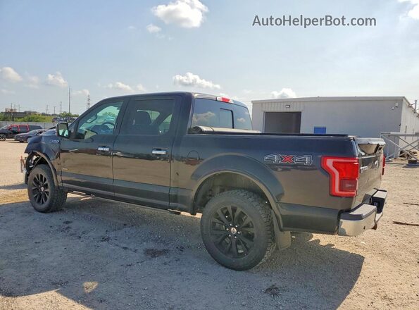 1FTEW1EG7GFB53661 2016 FORD F150 Черный Задняя левая четверть