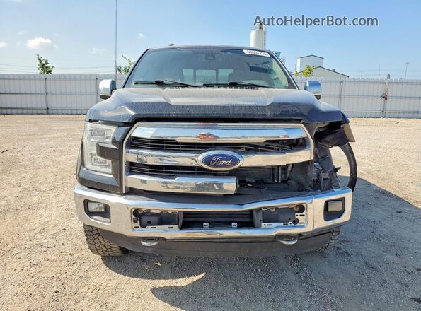1FTEW1EG7GFB53661 2016 FORD F150 Черный Вид спереди
