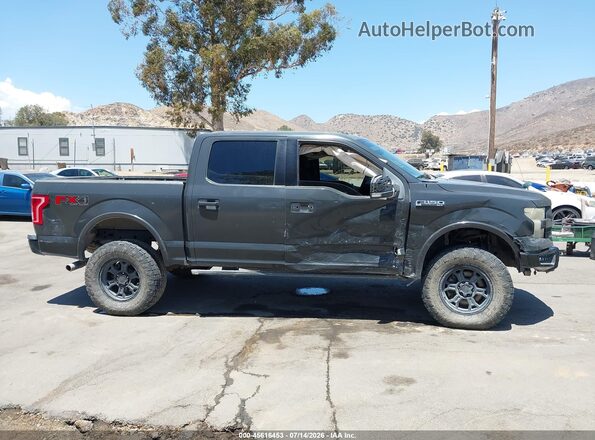 1FTEW1EG7GKD56864 2016 FORD F150 Серый Вид задней части салона
