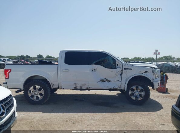 1FTEW1EG7GKE82075 2016 FORD F150 White ხელსაწყოთა პანელის ხედი