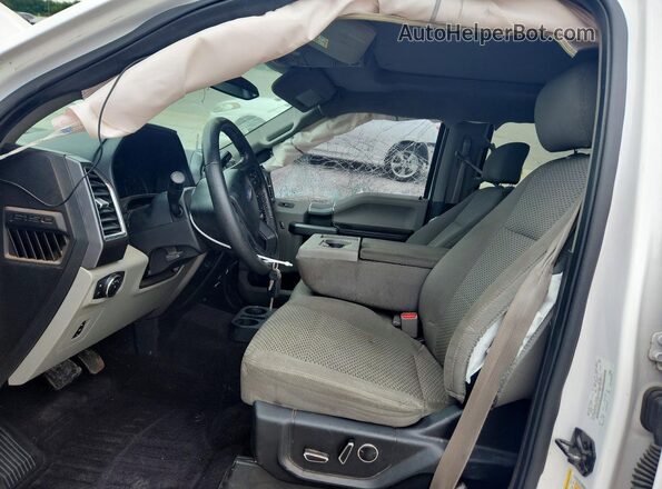 1FTEW1EG7GKF12563 2016 FORD F150 White Вид салону спереду