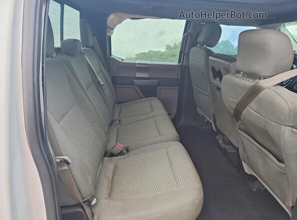 1FTEW1EG7GKF12563 2016 FORD F150 White Вид задніх сидінь