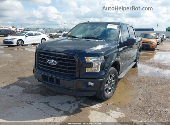 1FTEW1EG7GKF94181 2016 FORD F150 Black Front left