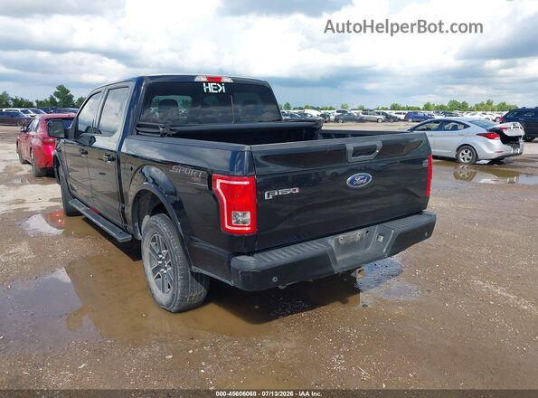 1FTEW1EG7GKF94181 2016 FORD F150 Black Rear left
