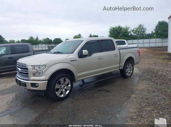 1FTEW1EG7HFA45400 2017 FORD F150 Gold წინა მარცხენა ხედი სამი მეოთხედიდან