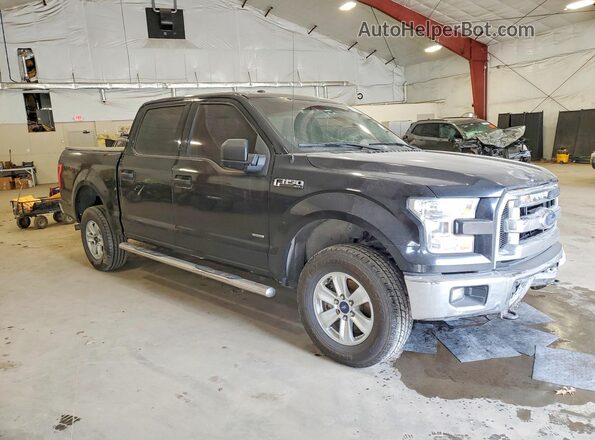 1FTEW1EG7HFB90159 2017 FORD F150 Черный Передняя правая четверть