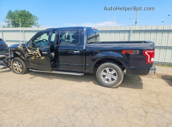1FTEW1EG7HKC89121 2017 FORD F150 Черный Задняя левая четверть