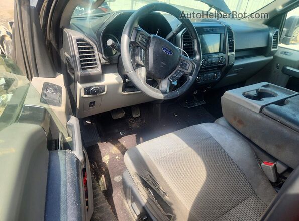 1FTEW1EG7HKC89121 2017 FORD F150 Черный Вид панели приборов