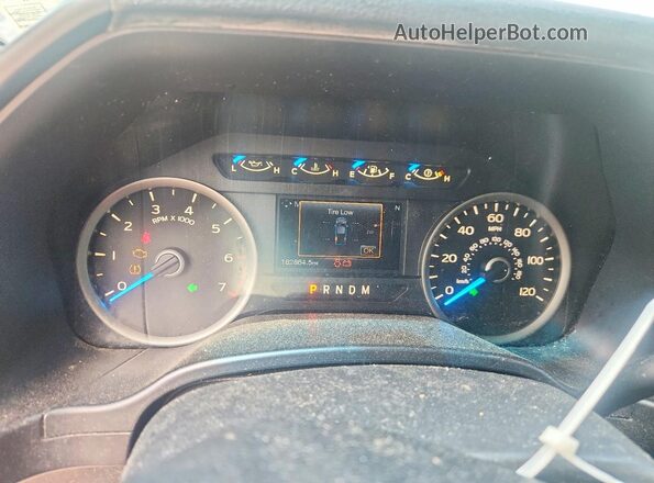 1FTEW1EG7HKC89121 2017 FORD F150 Черный Вид щитка приборов