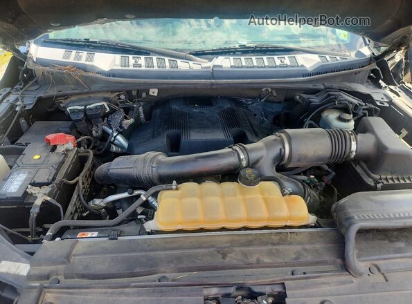 1FTEW1EG7HKC89121 2017 FORD F150 Черный Вид задней части салона
