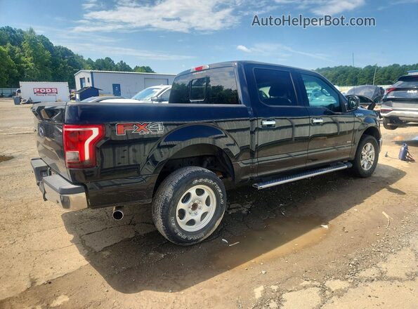 1FTEW1EG7HKC89121 2017 FORD F150 Черный Задняя правая четверть