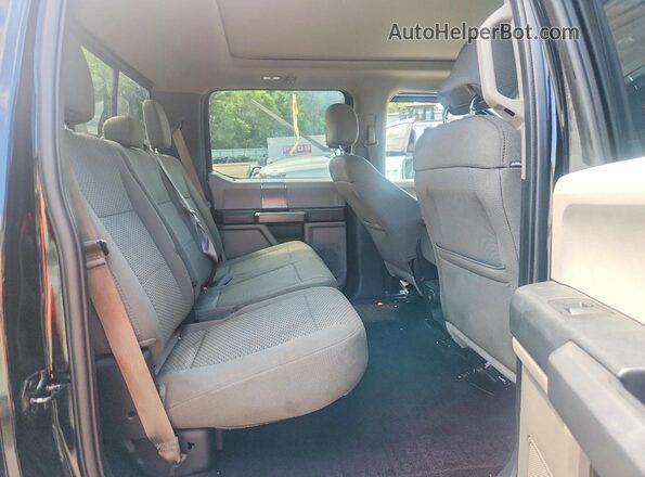1FTEW1EG7HKC89121 2017 FORD F150 Черный Вид задних сидений