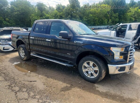 1FTEW1EG7HKC89121 2017 FORD F150 Черный Передняя правая четверть
