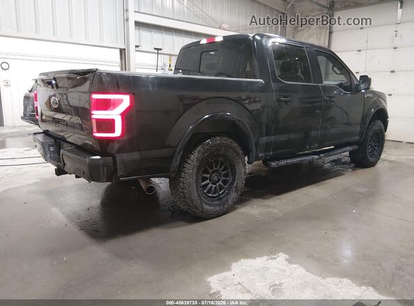 1FTEW1EG7JFD05350 2018 FORD F150 Черный Задняя правая четверть