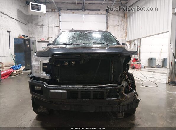 1FTEW1EG7JFD05350 2018 FORD F150 Черный Вид задней части салона