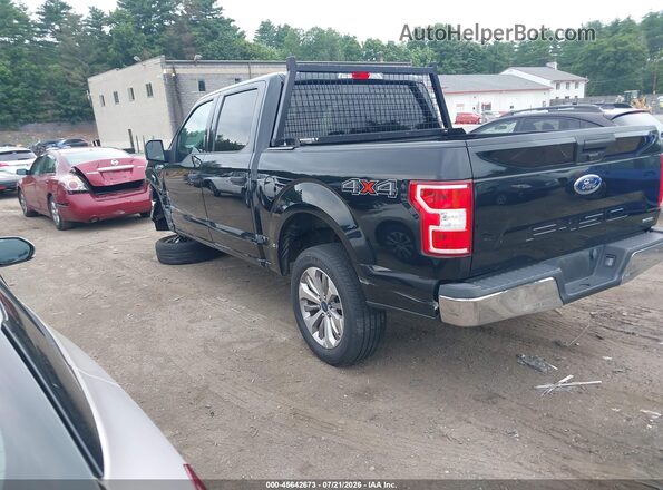 1FTEW1EG7JFD17241 2018 FORD F150 Black Հետևի ձախ