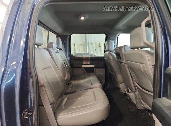 1FTEW1EG7JKC23724 2018 FORD F150 Blue Vista de los asientos traseros