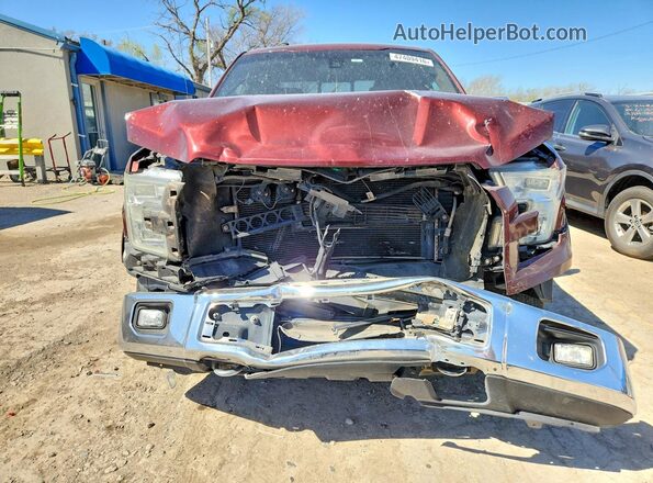1FTEW1EG8GFB77595 2016 FORD F150 Burgundy Widok z przodu