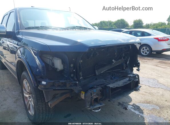 1FTEW1EG8GFC67474 2016 FORD F150 Blue Vista frontal