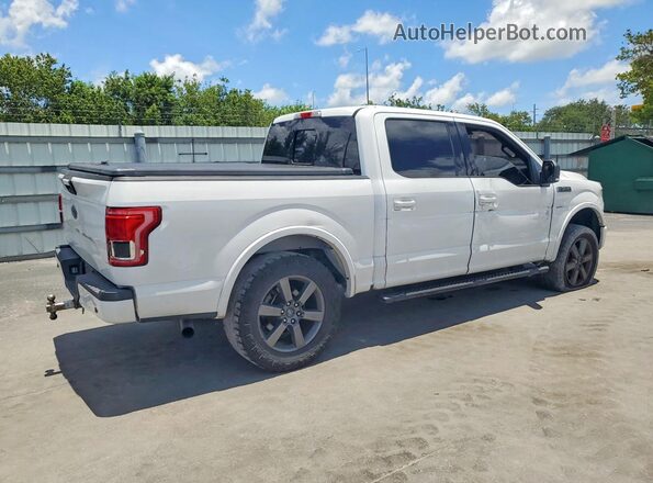 1FTEW1EG8GFC80533 2016 FORD F150 White Задня права чверть