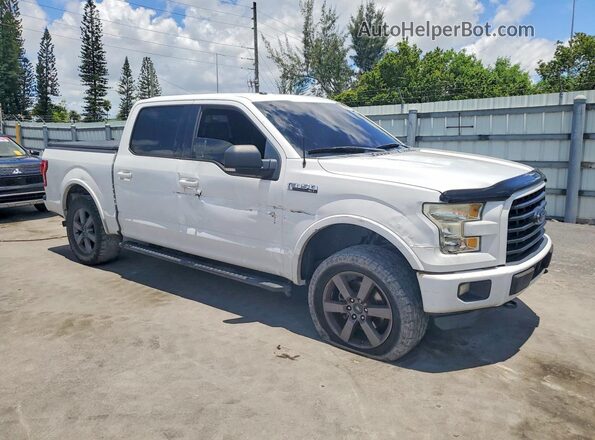 1FTEW1EG8GFC80533 2016 FORD F150 White Передня права чверть