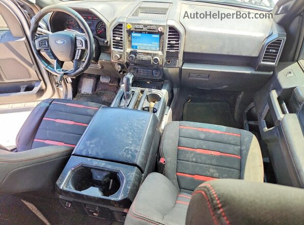 1FTEW1EG8GFD40892 2016 FORD F150 Silver Dashboard view