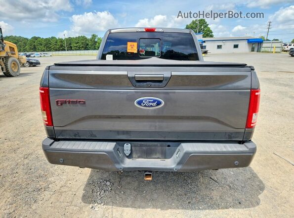 1FTEW1EG8GFD55005 2016 FORD F150 Gray Widok z tyłu