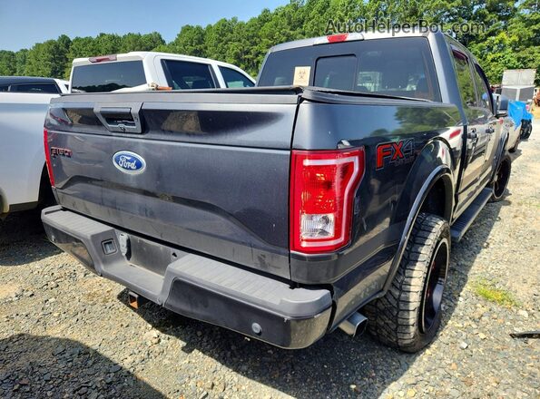 1FTEW1EG8GFD55005 2016 FORD F150 Gray Tył prawy