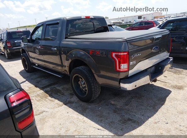 1FTEW1EG8GKD43718 2016 FORD F150 Gray Trasero izquierdo