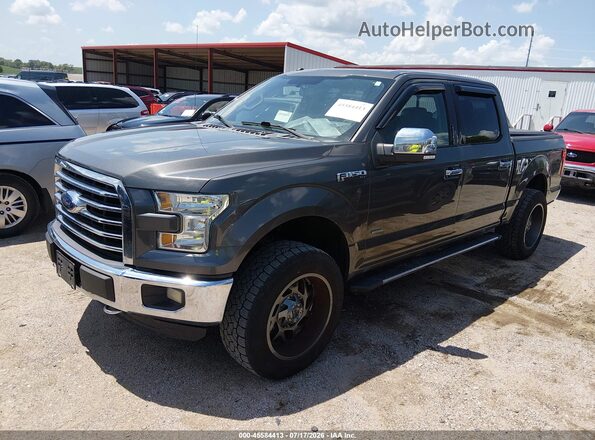 1FTEW1EG8GKD43718 2016 FORD F150 Gray Vista tres cuartos delantera izquierda