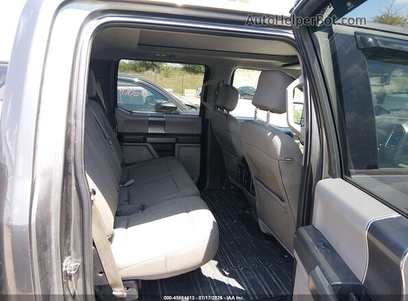 1FTEW1EG8GKD43718 2016 FORD F150 Gray Vista de la etiqueta del VIN