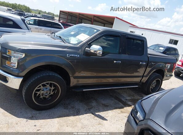 1FTEW1EG8GKD43718 2016 FORD F150 Gray Vista interior de 360 grados
