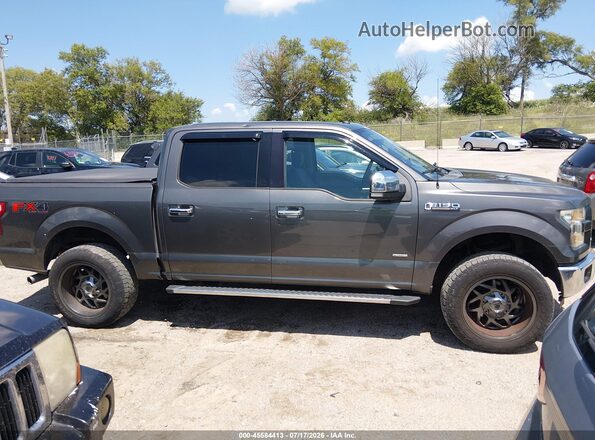 1FTEW1EG8GKD43718 2016 FORD F150 Gray Vista interior trasera