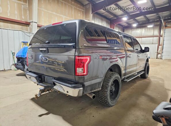 1FTEW1EG8GKF72433 2016 FORD F150 Серый Задняя правая четверть
