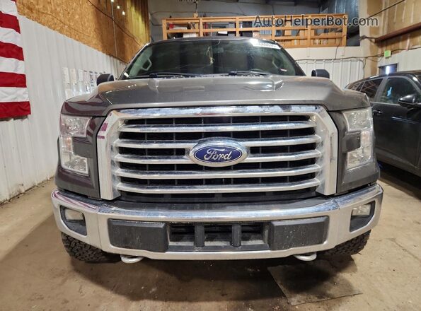 1FTEW1EG8GKF72433 2016 FORD F150 Серый Вид спереди