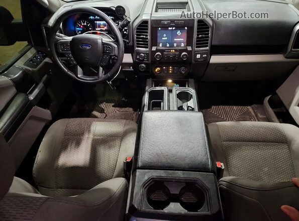 1FTEW1EG8GKF72433 2016 FORD F150 Серый Вид панели приборов