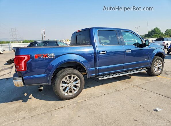 1FTEW1EG8GKF97820 2016 FORD F150 Blue უკანა მარჯვენა