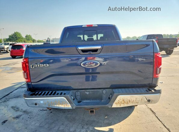 1FTEW1EG8GKF97820 2016 FORD F150 Blue უკანა ხედი