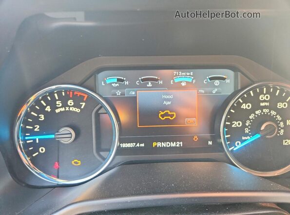 1FTEW1EG8GKF97820 2016 FORD F150 Blue ხელსაწყოთა პანელის ხედი