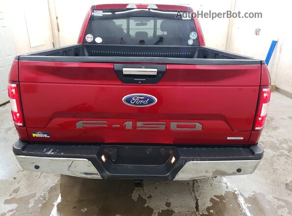 1FTEW1EG8JFA98905 2018 FORD F150 Red უკანა ხედი