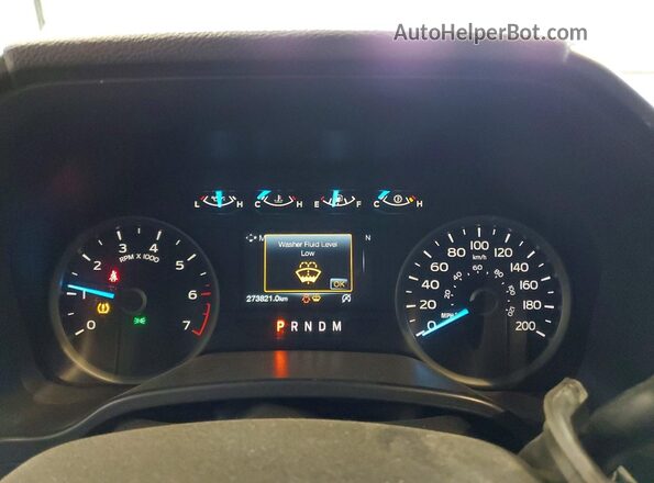 1FTEW1EG8JFC17603 2018 FORD F150 Белый Вид щитка приборов