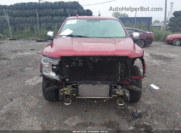 1FTEW1EG8JKC81891 2018 FORD F150 Burgundy Вид задньої частини салону