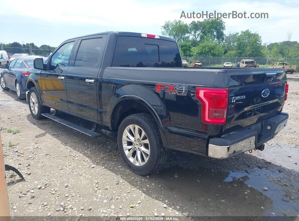 1FTEW1EG9GFB62135 2016 FORD F150 Black Հետևի ձախ