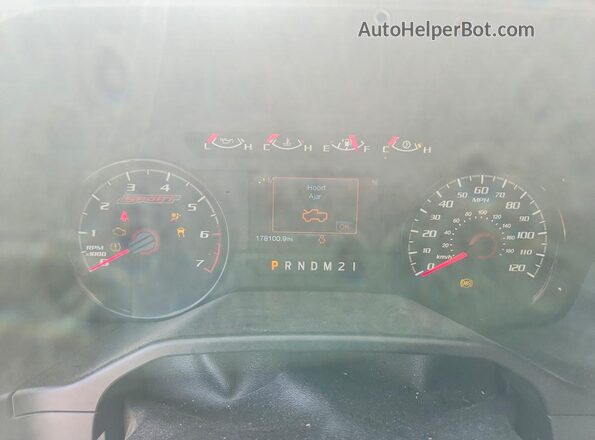 1FTEW1EG9GFD14866 2016 FORD F150 White Вид щитка приладів