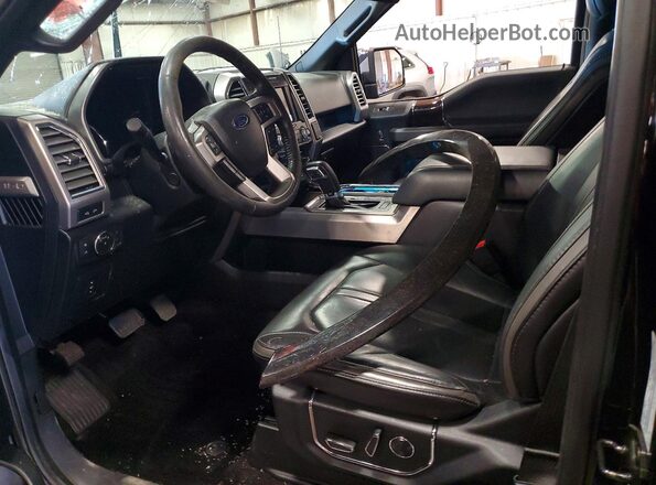 1FTEW1EG9GFD18657 2016 FORD F150 Black Vista interior delantera