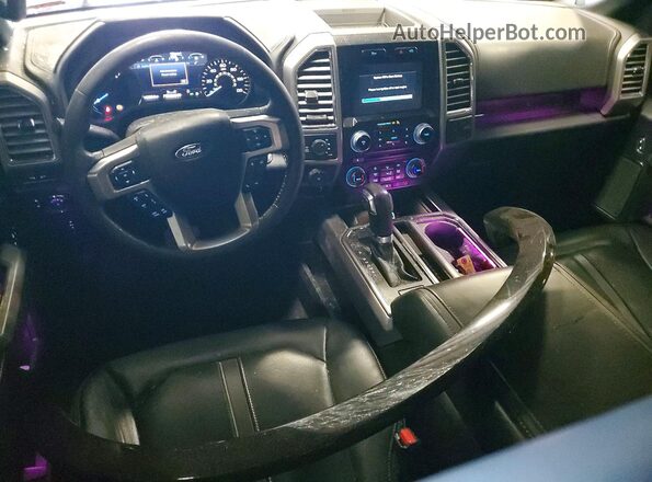 1FTEW1EG9GFD18657 2016 FORD F150 Black Vista del salpicadero