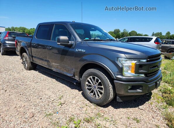 1FTEW1EG9JFB61882 2018 FORD F150 Gray წინა მარჯვენა